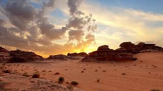 3-Hour Time Lapse of Beautiful Desert Sunset with calming 432Hz frequency music (Drift Abyss)