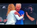 tennis legend steffi graf on pickleball court with agassi roddick michael chang mcenroe