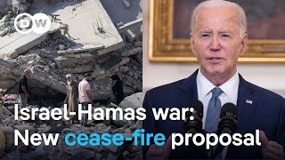 ‘It’s time for this war to end’. President Biden presents new Israel cease-fire offer. | DW News