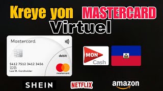 Kòman pou kreye yon Master Kat e rechaje ak Moncash depi Ayiti / Achte, Netflix tout