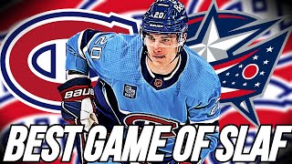 HABS VS BLUE JACKETS GAME REVIEW - THE BEST GAME OF SLAFKOVSKY