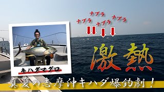 ついに出た！志摩沖で狙うキハダマグロ。ナブラに囲まれる衝撃映像。