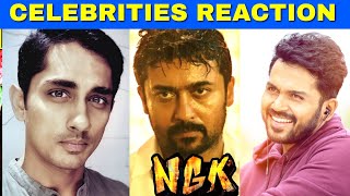 NGK Official Trailer - Celebrities Reaction | Suriya, Selvaraghavan | Sai Pallavi | Yuvan