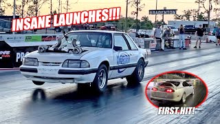 Our Twin Turbo Godzilla Mustang's HARDEST Launches EVER!!!! Then It Broke.... Badly!!