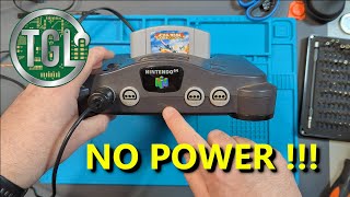 Nintendo N64 No Power, Can we fix it ?