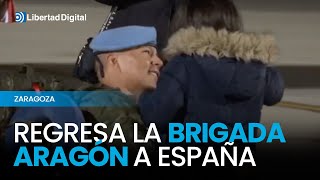 La Brigada Aragón regresa a España tras seis meses de misión en Líbano