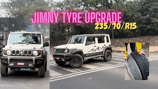 Jimny tyres upgrade 235/70/R15 | must upgradation ￼For Jimny | #jimny