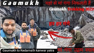 गंगोत्री से गौमुख का रोमांचक सफर ||gangotri - Gaumukh Trek |Gaumukh yatra 2023 |गौमुख मां गंगा उद्गम