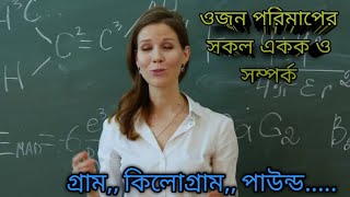 ওজন পরিমাপের সকল একক || Solaimon Ovi ||