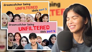 introducing dreamcatcher being unfiltered idols part 3 + 4 [reaction]