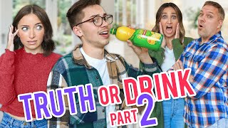TRUTH or DRINK with MY PARENTS and Asa (Part 2) | Brooklyn & Bailey