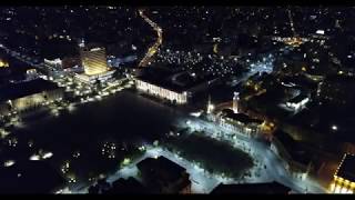 Tirana by night ( Aerial Drone Footage )