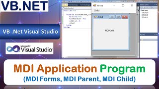 P65 | MDI Application Program | MDI Forms, MDI Parent, MDI Child | VB.NET