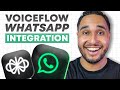 WhatsApp AI Chatbot Setup - Voiceflow Integration Guide