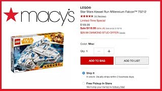 DEALITECT: 30% Off LEGO Star Wars at Macy's
