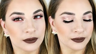 GLAM MAKEUP TUTORIAL | KYLIE LIP KIT