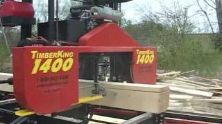 TimberKing 1400 Portable Sawmill Features and Benefits