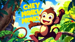 The Cheeky Little Monkey   English Music Song Kids #ai #cute #funny #kid #song #children