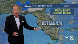 WPTV First Alert Weather forecast for Evening of Jan. 22, 2025