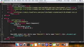 React Quick Start : Using Properties or Attributes