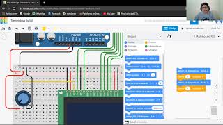 Como conectar una pantalla Lcd 16x2 con potenciometro Arduino (tinkercad)