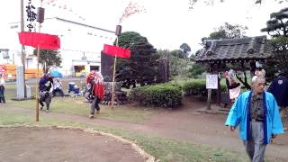 埼玉県日高市野々宮神社獅子舞⋅棒使い