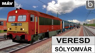 [OpenBVE] Veresd → Sólyomvár