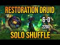 Wildstalker Resto Druid! - Solo Shuffle 6-0 @ 2200