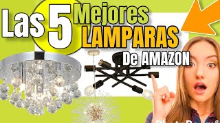 🚀Las 5 MEJORES LAMPARAS 👌ELEGANTES Y MODERNAS 🆗|De Techo| para tu sala, recámara u oficina