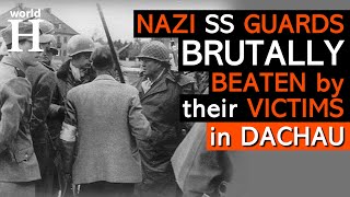 Brutally Beaten SS Guards at Dachau - Dachau Massacre & Execution of Nazi Guards - Holocaust - WW2
