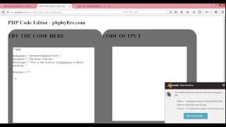 PHP Email Sending Video Tutorial