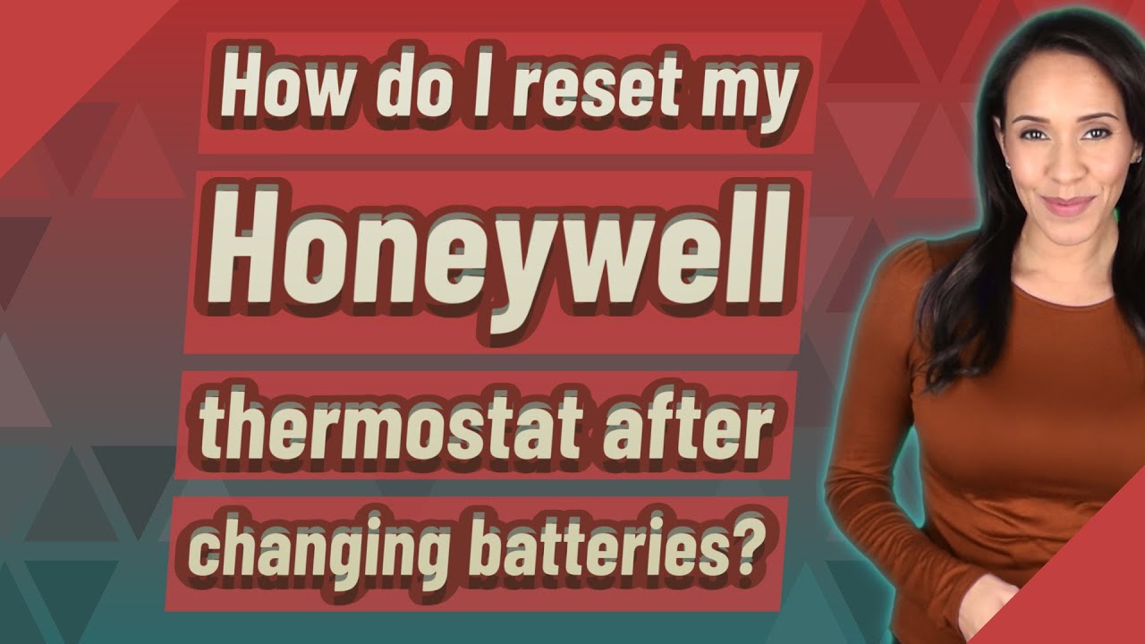 How Do I Reset My Honeywell Thermostat After Changing Batteries? - YouTube