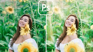 【Photoshop】曇りの画像に光を加える方法