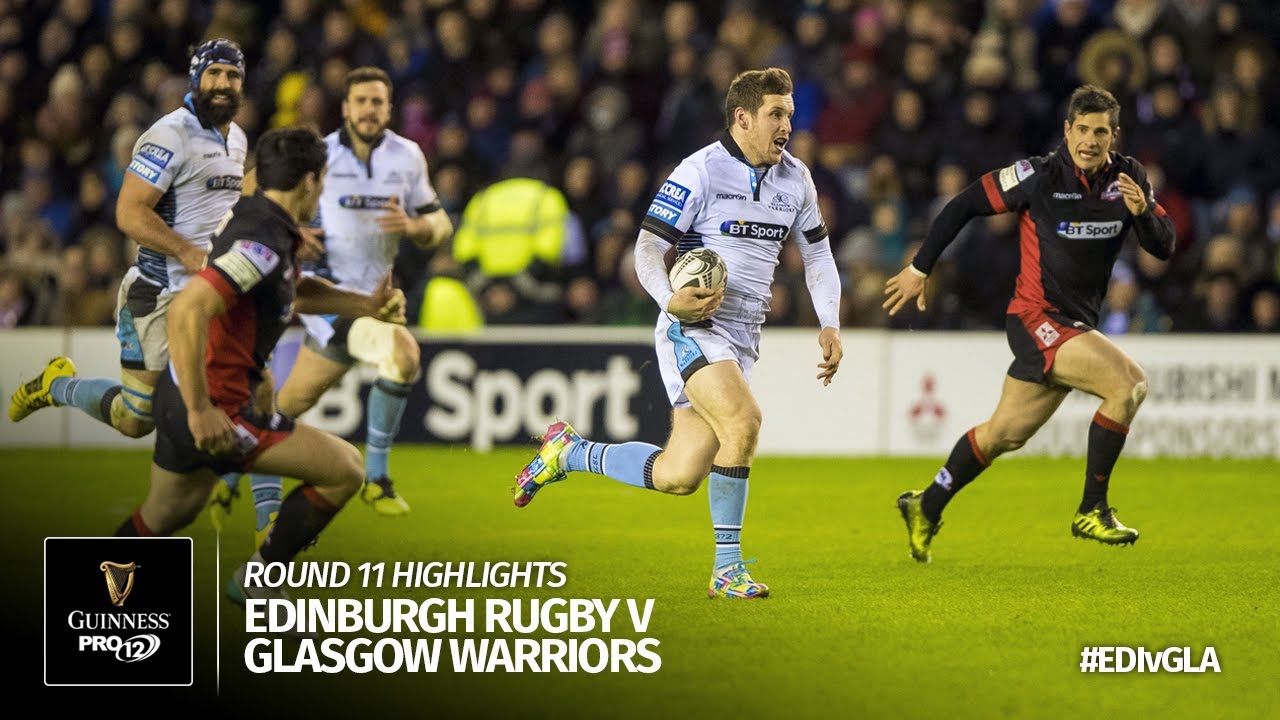 Round 11 Highlights: Edinburgh Rugby V Glasgow Warriors | 2016/17 ...