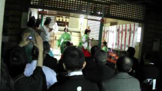 山口県光市塩田　石城神社十年式年祭　本殿祭　神子舞奉納紹介　2012-4-7