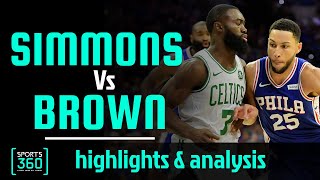 Ben Simmons Vs Jaylen Brown REAL NBA SCOUTING REPORT | Highlights | Ryen Russillo | The Ringer