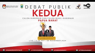 LIVE STREAM ~ DEBAT PUBLIK CAGUB & CAWAGUB PAPUA BARAT TAHUN 2025