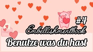 Valentinstagsspecial* Embellishments aus Papierresten und Spitze