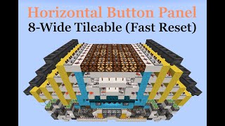 8-Wide Horizontal Button/Touch Panel (Tileable + Fast Reset)