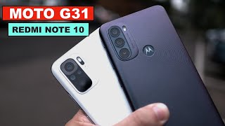 Moto G31 vs Redmi Note 10 Comparison (Budget smartphones)