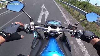 ZONTES R310 naked motorcycle test drive and lots of acceleration