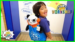 Ryan's first Combo Panda at Build-a-Bear Workshop!!!