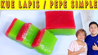 KUE LAPIS / KUE PEPE SIMPLE HASILNYA OKE BANGET!