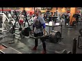 kurt weidner working set 3 deadlifts 510 lbs x 10 reps at body weight of 201.5 lbs