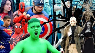 Superheroes Fights (MEGA Compilation #51p)Hulk VS Spider-Women VS SpiderMan VS Slender man- Fun Hulk