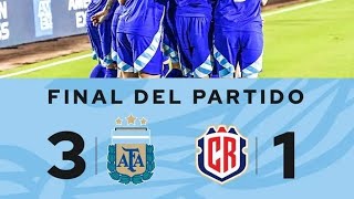 Argentina Vs Costa Rica (3-1) Full match highlights | Di Maria Freekick