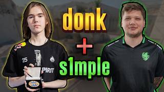 DONK drops 47 kills in HIGH ELO FACEIT with S1MPLE \u0026 BAZ! donk POV with COMMs (Dust 2)