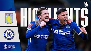 Aston Villa 1-3 Chelsea | HIGHLIGHTS | FA Cup 4th Round Replay | Chelsea FC 2023/24