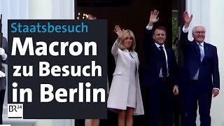 Staatsbesuch: Macron zu Besuch in Berlin | BR24