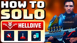 HOW TO SOLO HELLDIVE (LIVE COMMENTARY GUIDE) HELLDIVERS 2 S-TIER BUILD